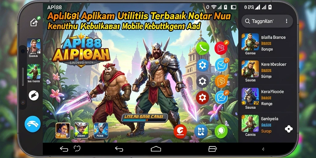 Tampilan antarmuka intuitif dan fitur bermanfaat dari API88.