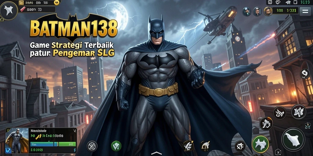 Tampilan menarik dari gameplay strategis di BATMAN138.