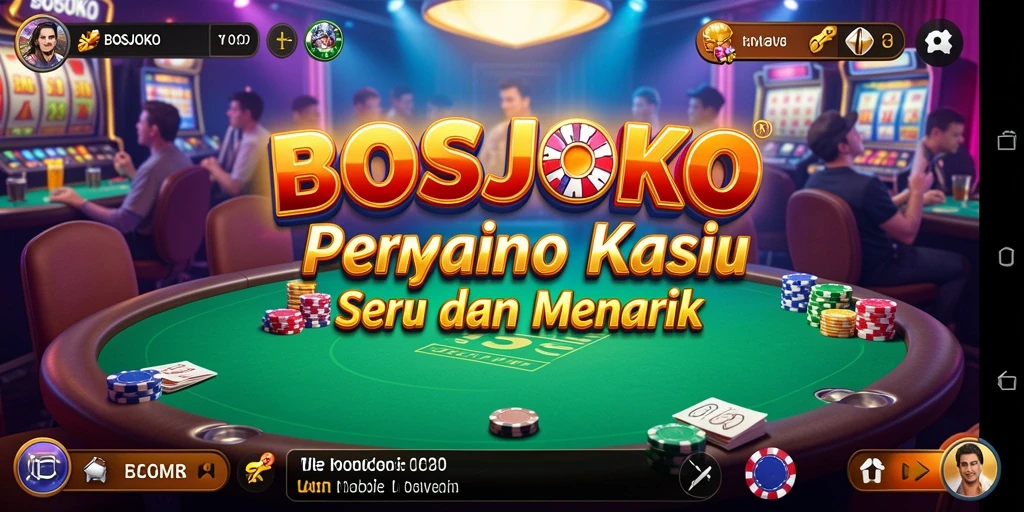 Tampilan gameplay seru dari BOSJOKO dengan grafis menarik.
