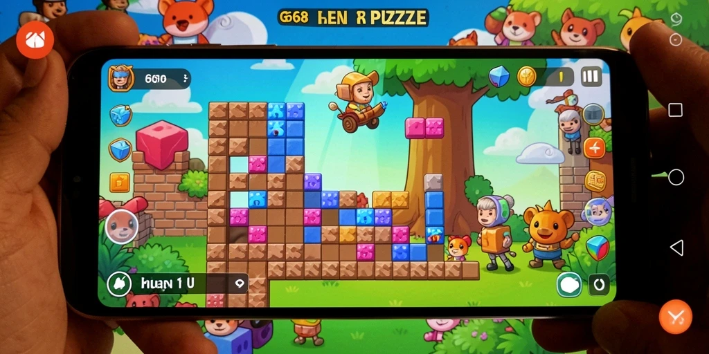 Screenshot menunjukkan gameplay G668 yang menantang dan mengasyikkan.