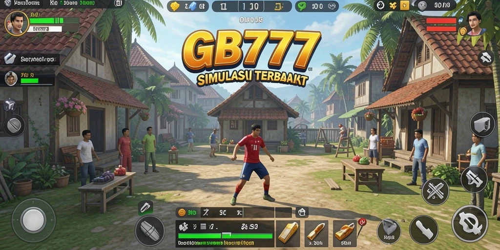 Tampilan utama gameplay GB777 dengan simulasi mendalam.