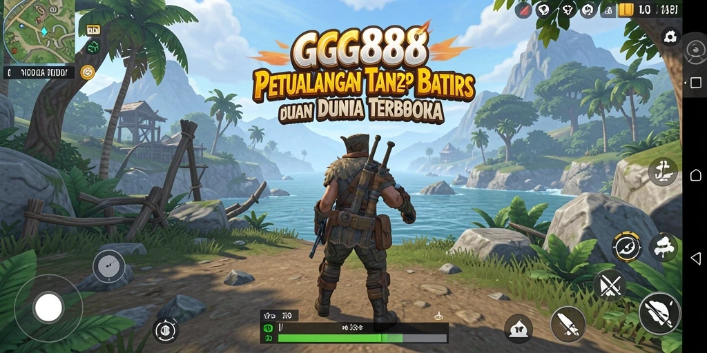 Tampilan gameplay menakjubkan dalam dunia Open World GGG888.