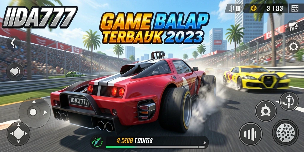Tampilan gameplay IDA777 yang dinamis dan mendebarkan saat balapan.