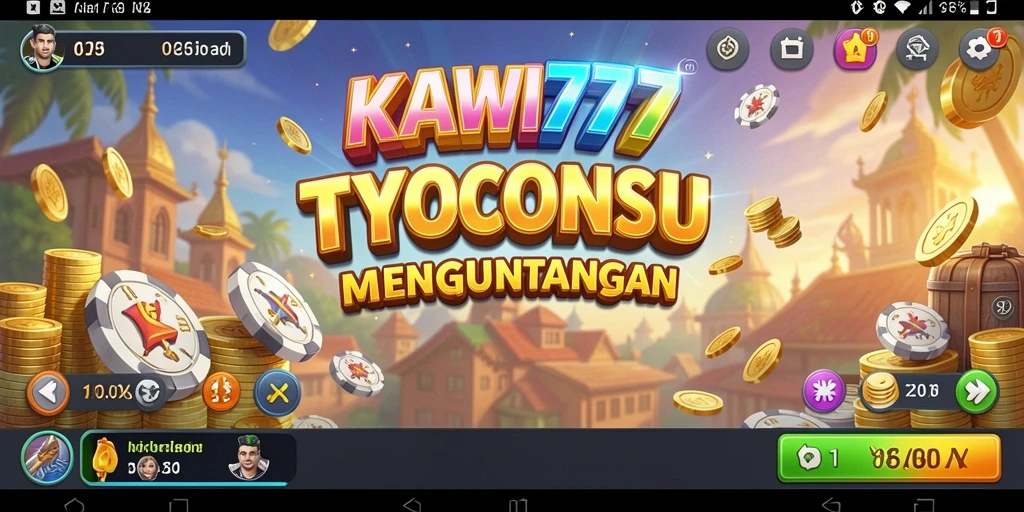 Tampilan gameplay KAWI777 yang menarik dan penuh strategi Tycoon.