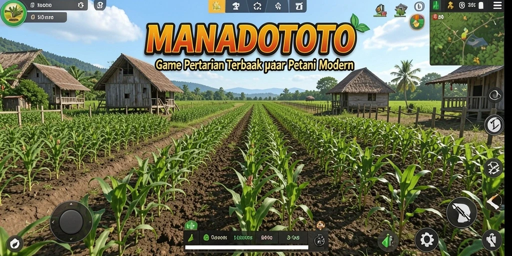 Gameplay <strong>MANADOTOTO</strong> yang menarik dan penuh warna dalam pertanian.