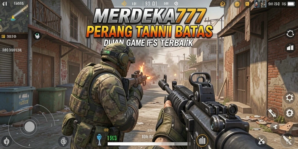 Tangkapan layar menunjukkan tindakan intens di <strong>MERDEKA777</strong>.