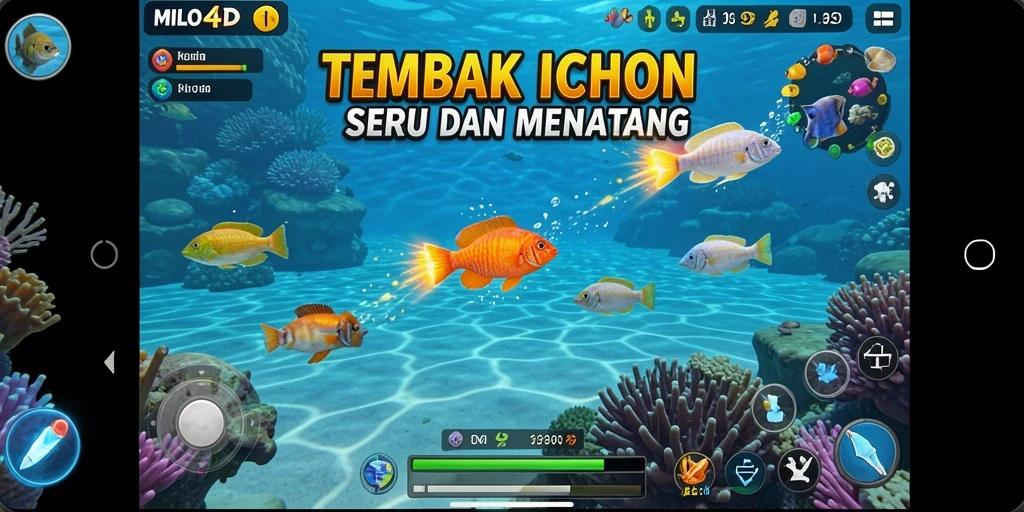 Gameplay seru MILO4D dengan aksi Tembak Ikan yang mengasyikan.