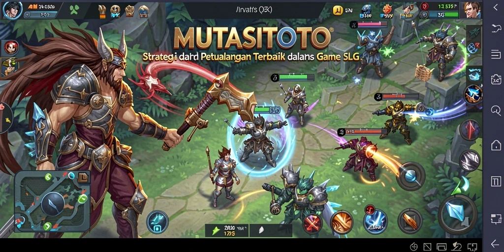 Menampilkan gameplay seru dan strategi dalam MUTASITOTO.