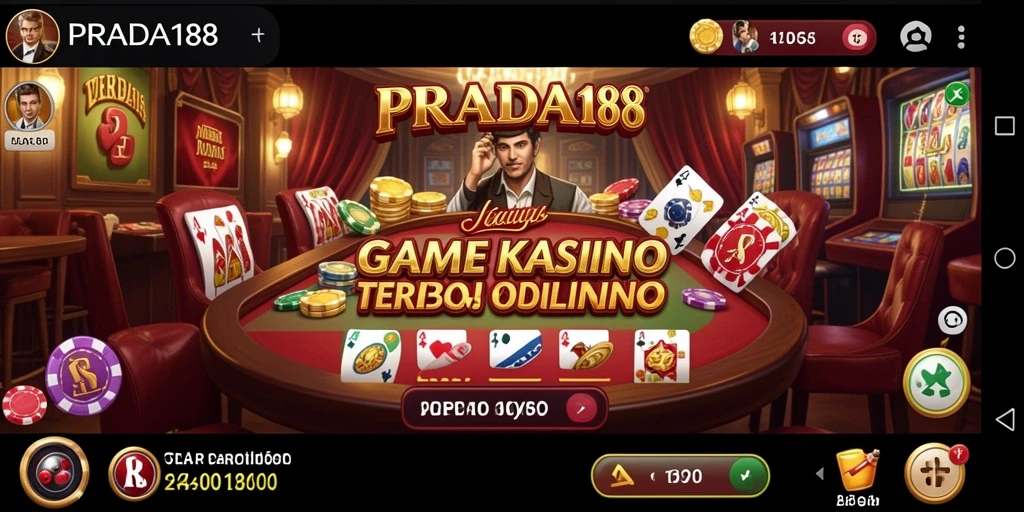 Screenshot utama PRADA188 menampilkan gameplay Kasino yang menarik.
