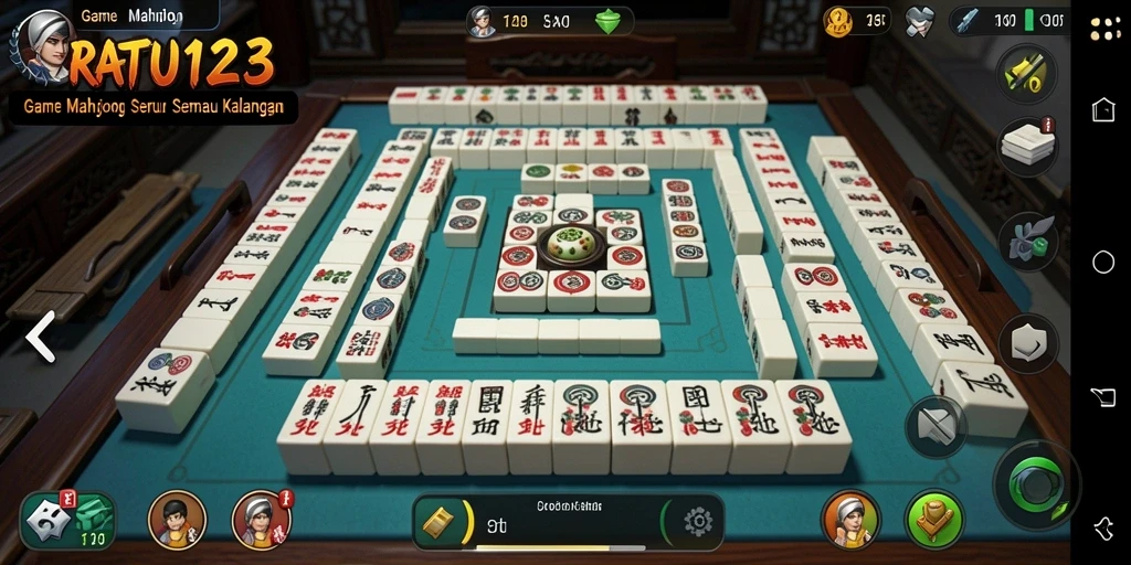 Gameplay Mahjong yang seru dan menarik di RATU123.