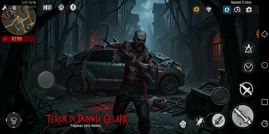 Gameplay seram yang menakutkan di dunia gelap RT99.