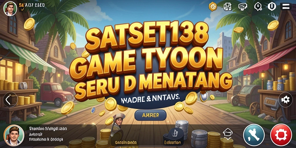 Screenshot gameplay Tycoon SATSET138 yang menarik dan menantang.