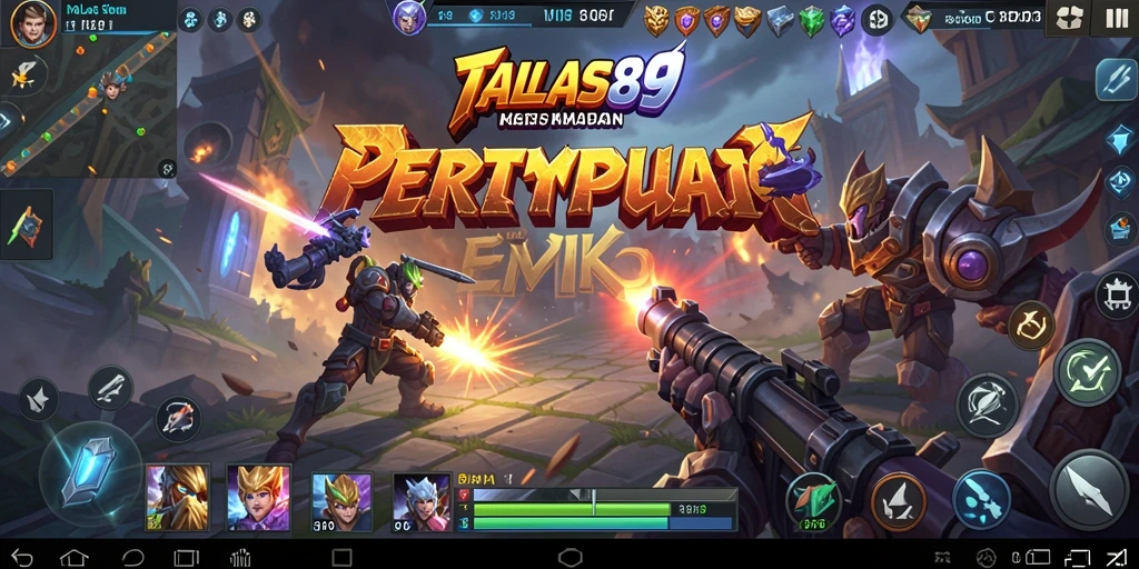 Tampak menakjubkan dari dalam gameplay MOBA <strong>TALAS89</strong> yang seru.
