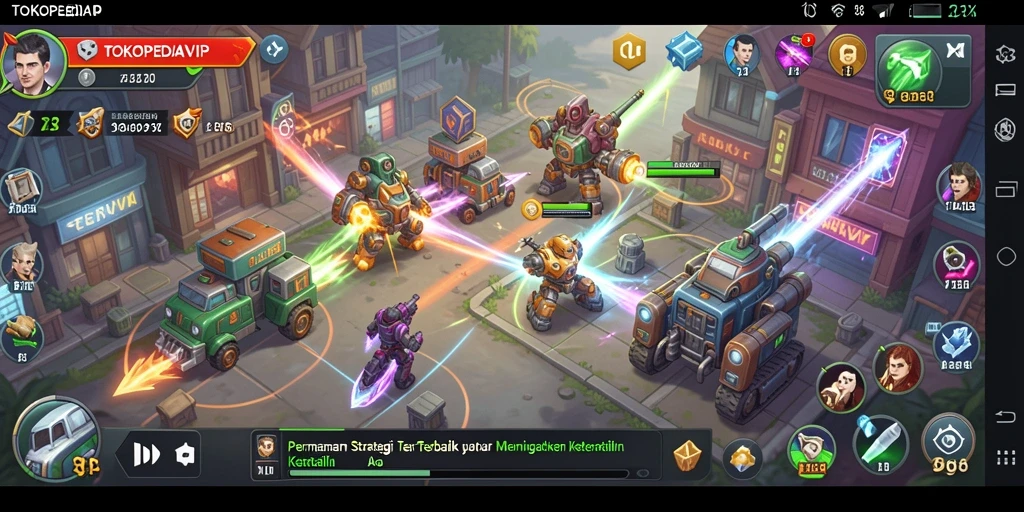 Tangkapan layar utama menunjukkan gameplay seru dari TOKOPEDIAVIP.