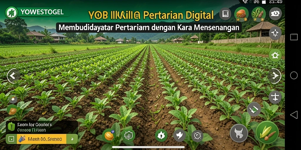 Tampilan gameplay seru di dunia pertanian YOWESTOGEL.